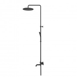 Термостатическая система для ванны наружного монтажа, черная матовая, WHITECROSS Y Y1234TOPBL