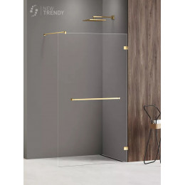 Душевое ограждение NEW TRENDY AVEXA GOLD SHINE 120x200 EXK-7073 золото