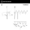 Смеситель для ванны скрытого монтажа WHITECROSS Y Y1240GLB брашированное золото