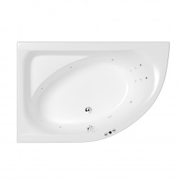 Ванна WHITECROSS Aquarella 170x110 левая SMART хром