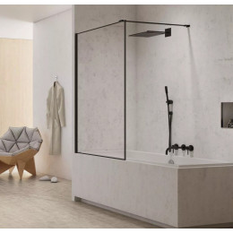Шторка для ванны NEW TRENDY NEW MODUS BLACK 60x150 EXK-1932-WP черный