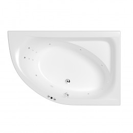 Ванна WHITECROSS Aquarella 170x110 правая SMART хром