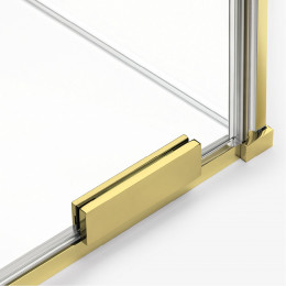 Шторка для ванны NEW TRENDY SMART LIGHT GOLD 130x150 EXK-4311 светлое золото