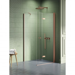 Душевое ограждение NEW TRENDY NEW SOLEO COPPER BRUSHED R 70x70x195 K-2051 брашированная медь