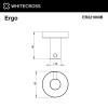 Крючок WHITECROSS Ergo ER2210NIB брашированный никель