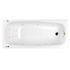 Ванна WHITECROSS Layla Slim 180x80 SMART золото