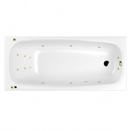 Ванна WHITECROSS Layla Slim 180x80 SMART золото