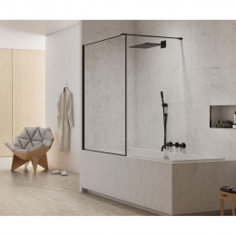 Шторка для ванны NEW TRENDY NEW MODUS BLACK 100x150 EXK-1935-WP черный