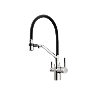 брашированный никель/черный