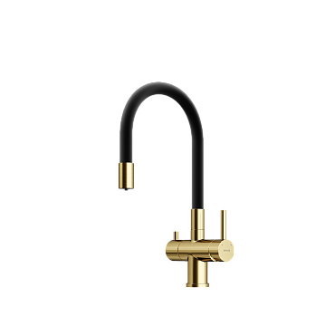 брашированное золото/черный