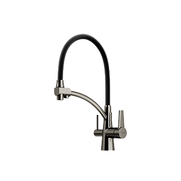 вороненая сталь/черный