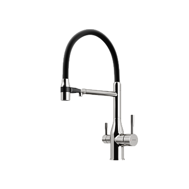 брашированный никель/черный